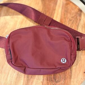 lululemon Women's Burgundy Crossbody Bag